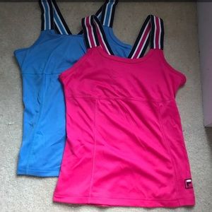2 Fila tank tops